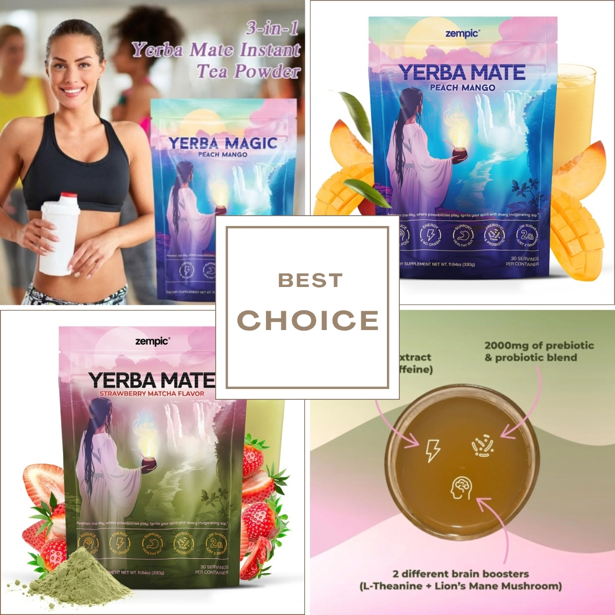 Yerba Mate 3-in-1 Tea – Energy, Focus & Gut Health